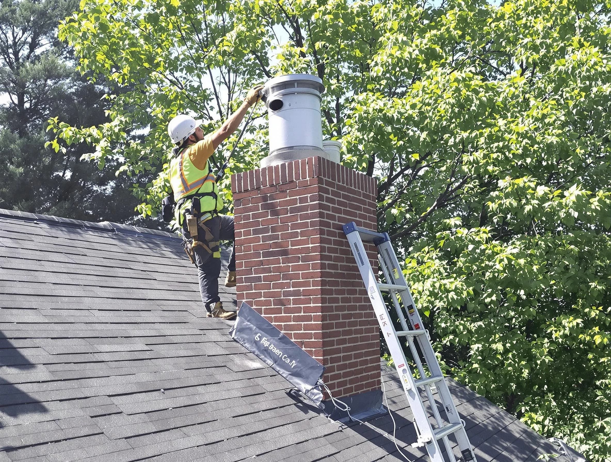 Chimney liner inspection by Stonecrest Chimney Sweep in Stonecrest, GA