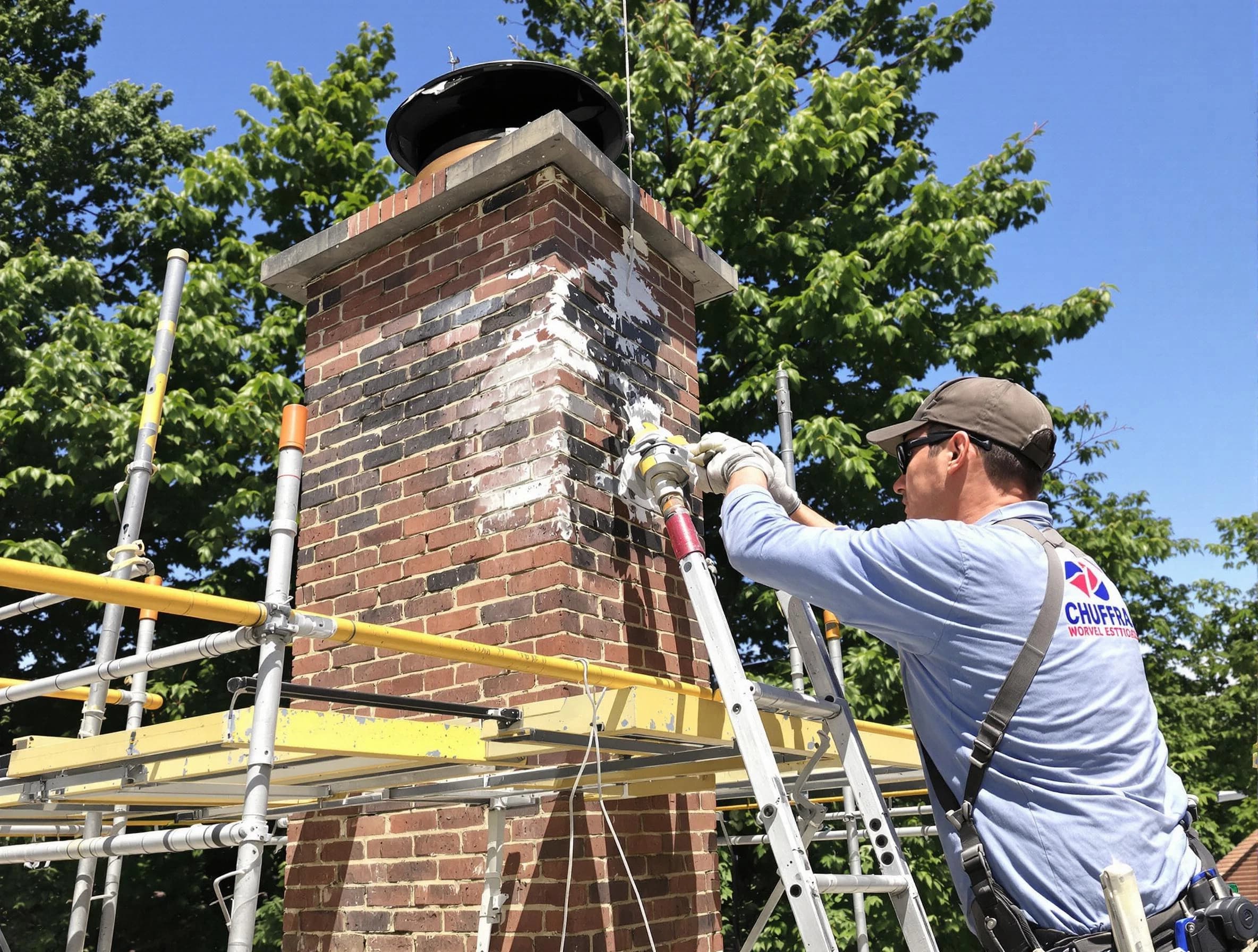 Structural chimney repair by Stonecrest Chimney Sweep in Stonecrest, GA