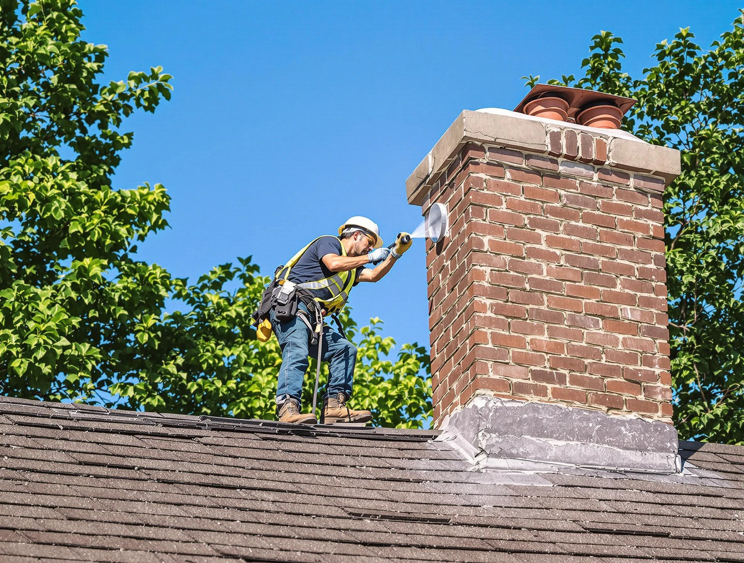 Stonecrest Chimney Sweep performing an inspection with advanced tools in Stonecrest, GA