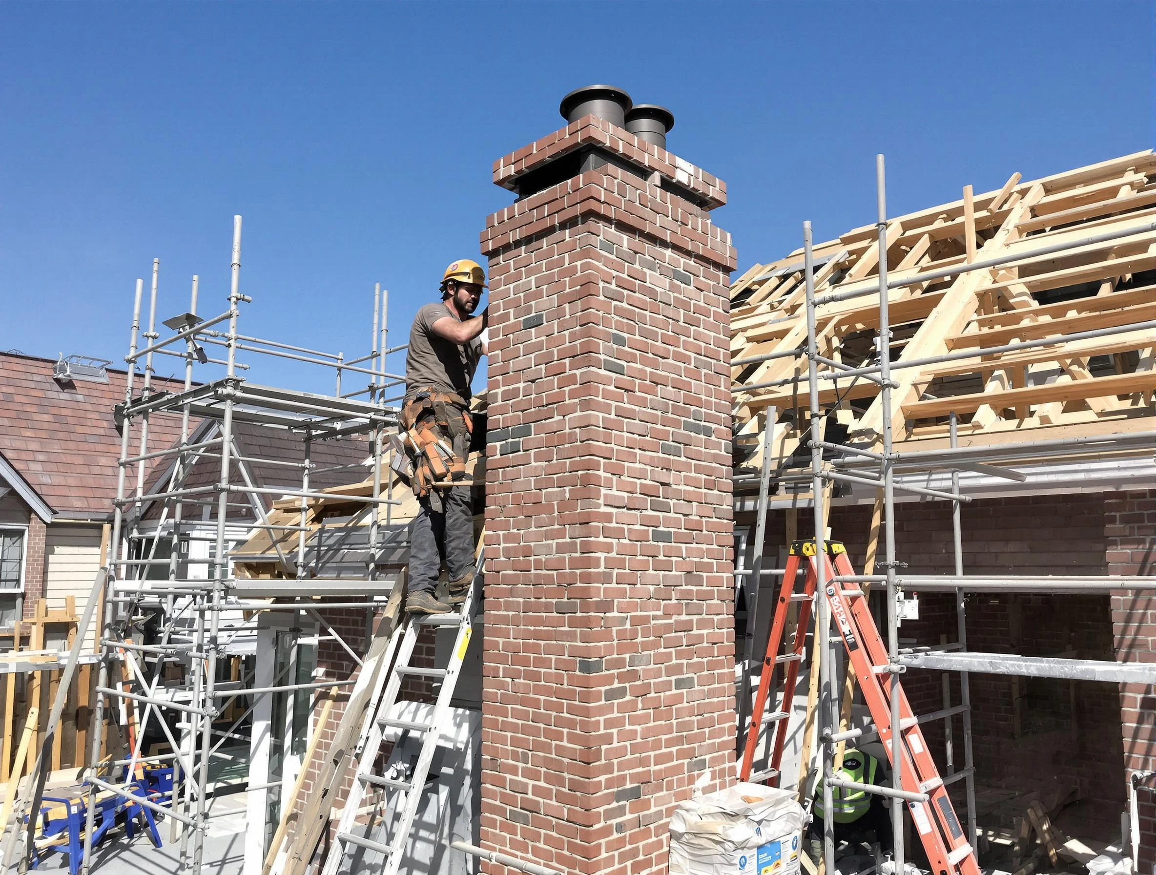 New chimney installation completed by Stonecrest Chimney Sweep in Stonecrest, GA