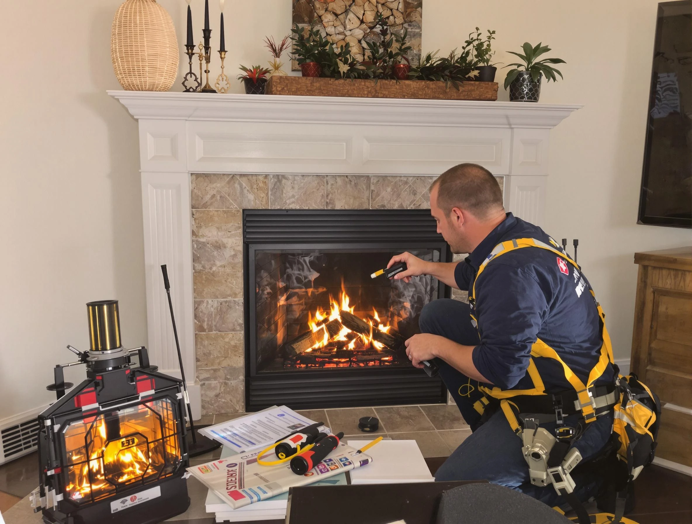 Safety-focused fireplace inspection by Stonecrest Chimney Sweep in Stonecrest, GA